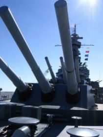 A modern-day photo of USS Alabama. While the battleship boasts a proud history of World War II successes, the USS Alabama and asbestos exposure also have a history together, and Nemeroff Law Firm can help those exposed to asbestos from the USS Arizona find out if they are entitled to compensation.