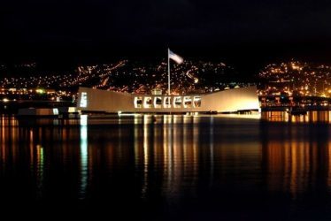 Image of USS Arizona Memorial, representing the service members who worked on and around the USS Arizona and asbestos materials used in her and now risk developing asbestos-related illnesses including mesothelioma.