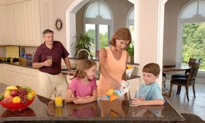 Photo of family in danger because the Trump administration refused an asbestos ban, likely leading to more unnecessary diseases like mesothelioma and asbestosis.